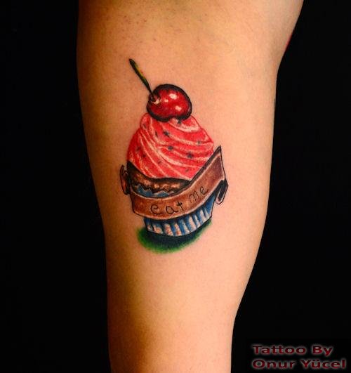cupcake dövmesi