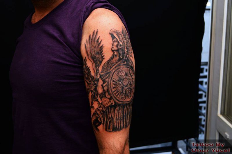 inka savaşçı kol dövmesi korkut