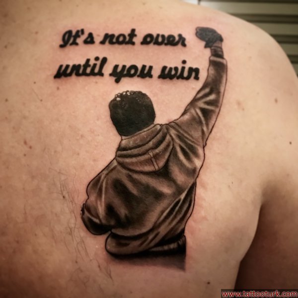 rocky balboa dövmesi ankara madline tattoo