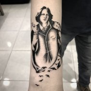 oscar wilde dövmesi