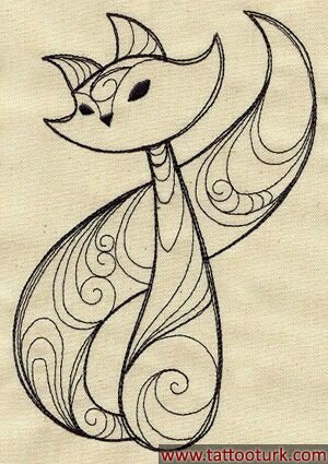 kedi dövme modelleri dövme desenleri tattoo desing