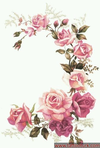 gül çiçek dövme modelleri dövme desenleri tattoo desing