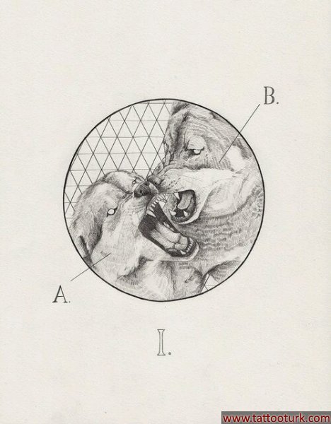 kurt kurtlar wolf dövme modelleri dövme desenleri tattoo desing