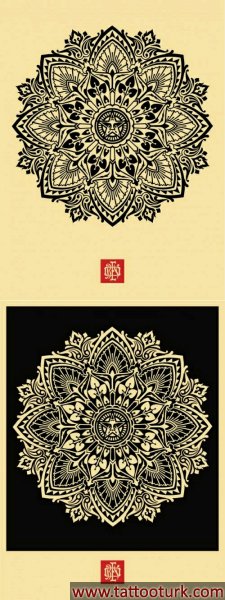 mandala dotwork dövme modelleri dövme desenleri tattoo desing